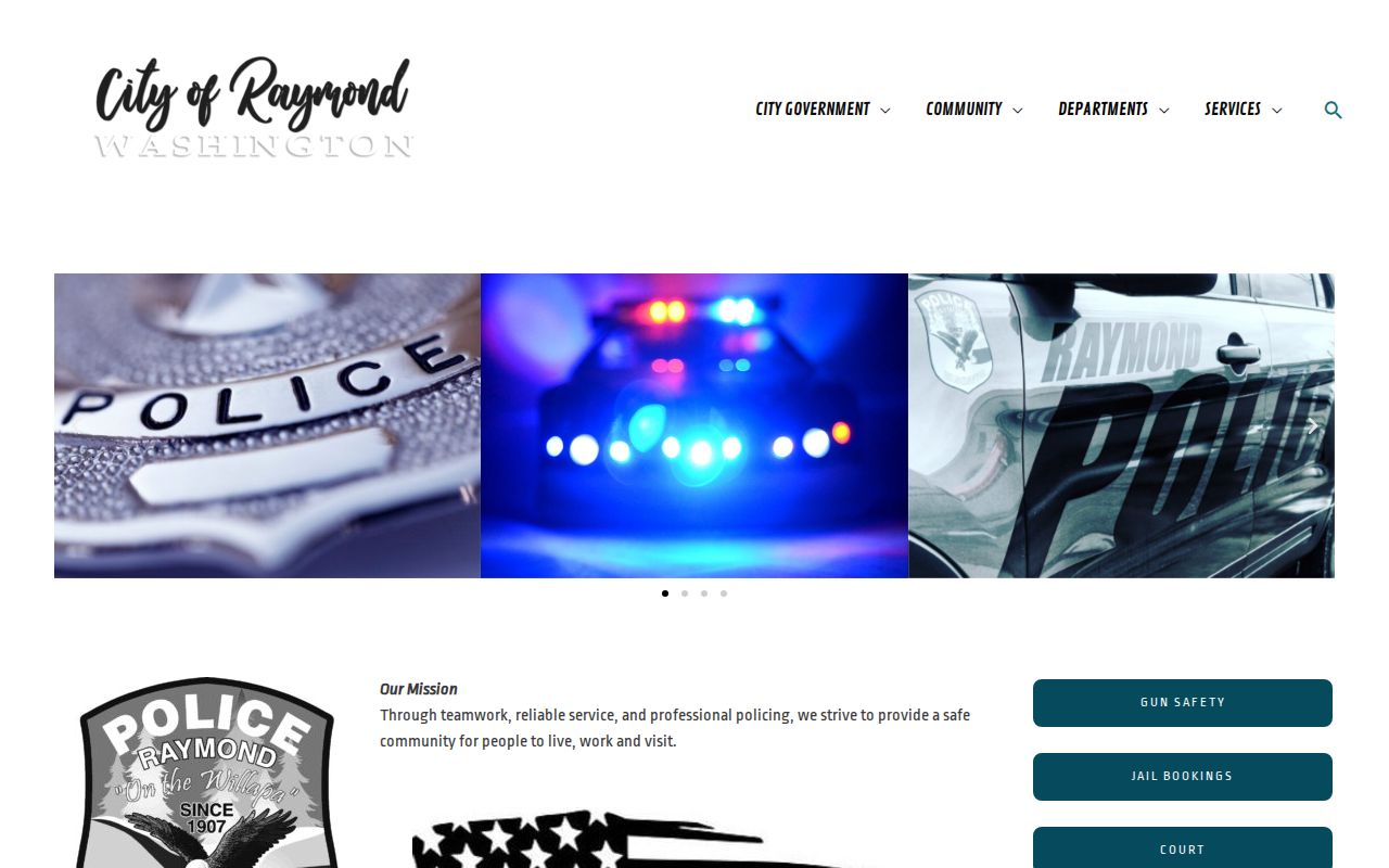 Raymond criminal records route at the Raymond Police Department